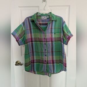 Women's Capistrano Plaid Top